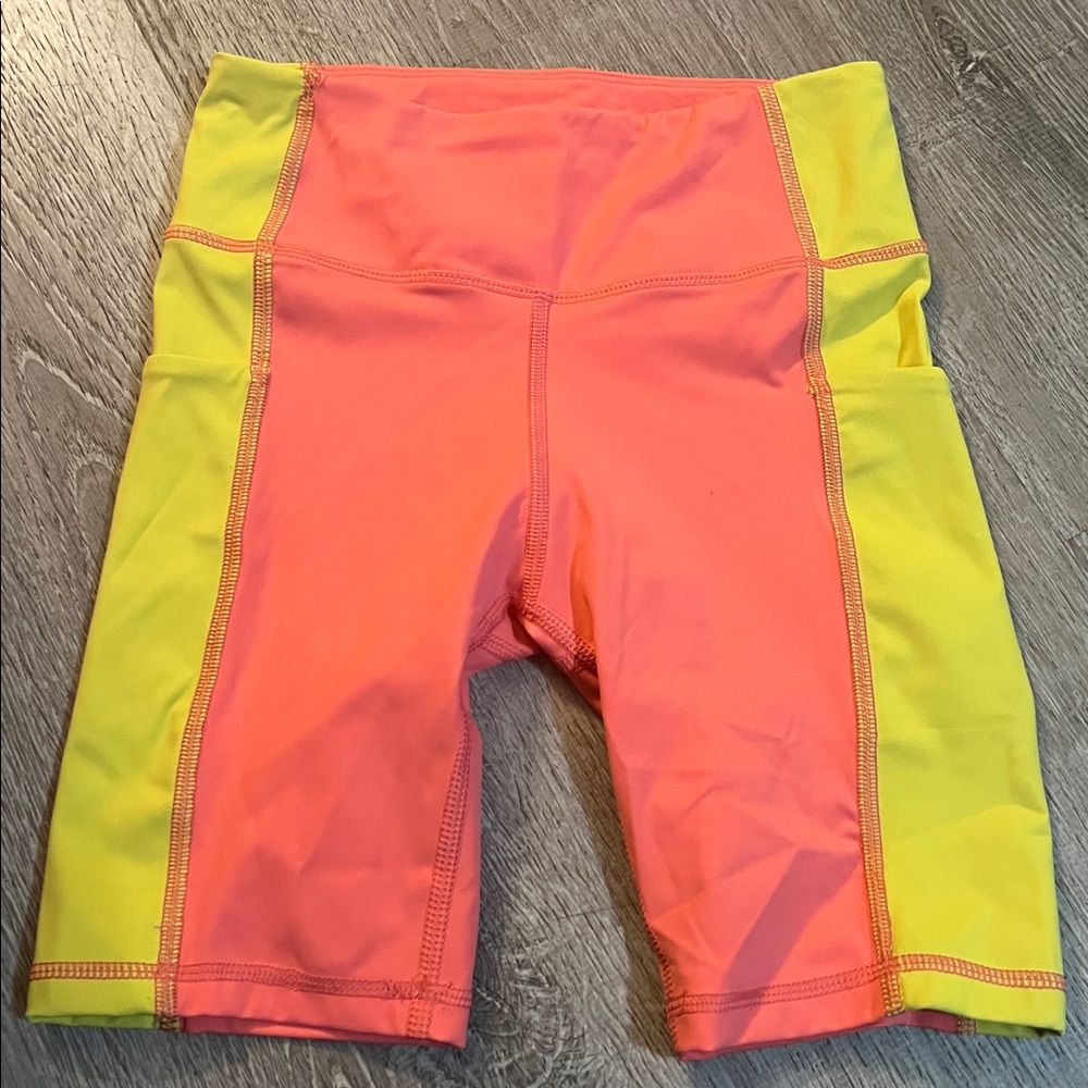 Hanna Andersson Bright Orange Athletic Shorts